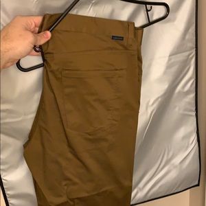 Casual Satin Pants color desert khaki